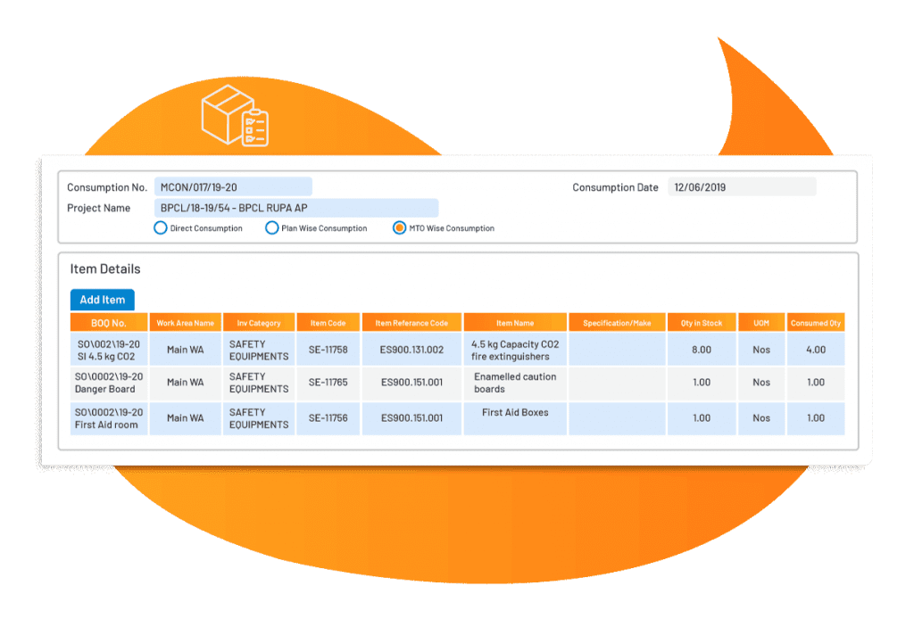 Inventory and Material Management Module in Construction ERP